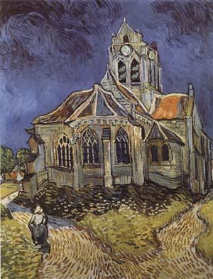 Vincent Van Gogh The Church at Auvers-sur-Oise (mk09) China oil painting art